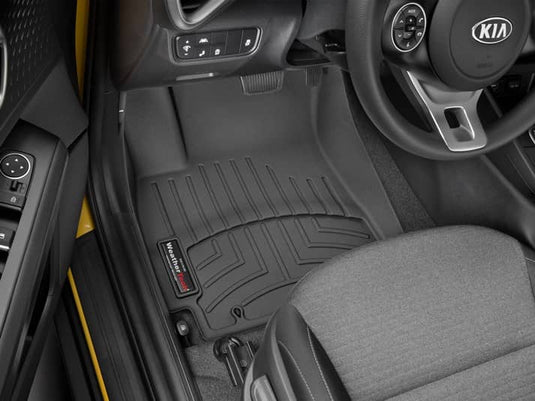 WeatherTech FloorLiner, Front, Black - 2020-2025 Kia Soul