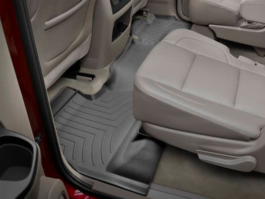 WeatherTech FloorLiner, Rear, Black, 6 Passenger or 7 Passenger - 2020-2026 Ford Explorer