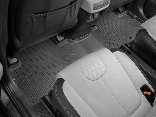 WeatherTech FloorLiner, Rear, Black - 2020-2025 Hyundai Palisade