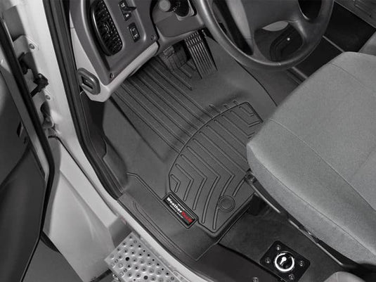 WeatherTech FloorLiner, Front, Black, Vinyl Floor - 2004-2023 Freightliner M2
