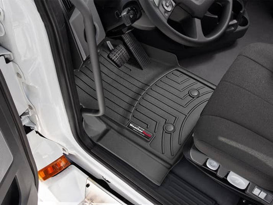 WeatherTech FloorLiner, Front, Black, Vinyl Floor - 2018-2025 Freightliner Cascadia