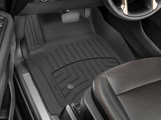 WeatherTech FloorLiner HP, Front, Black - 2021-2026 Cadillac Escalade/Escalade ESV/Escalade-V, Chevrolet Suburban/Tahoe & more
