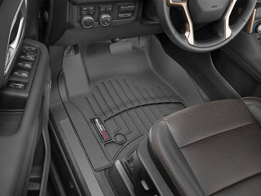 WeatherTech FloorLiner, Front, Black - 2021-2026 Cadillac Escalade/Escalade ESV/Escalade-V, Chevrolet Suburban/Tahoe & more