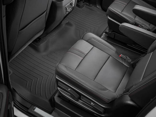 WeatherTech FloorLiner HP, Rear, Black - 2021-2026 Cadillac Escalade/Escalade ESV/Escalade-V, Chevrolet Suburban/Tahoe & more