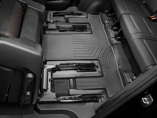 WeatherTech FloorLiner, 3rd Row, Black, With Second Row Buckets - 2021-2026 Cadillac Escalade/Escalade-V, Chevrolet Tahoe, GMC Yukon