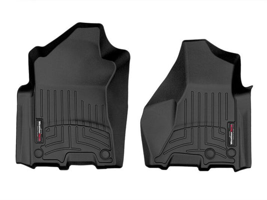 WeatherTech FloorLiner, Front, Black, Crew Cab Chassis, With Power Take-Off (PTO) - 2019-2022 Ram 4500/5500