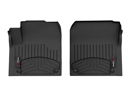 WeatherTech FloorLiner, Front, Black, Vinyl Floor, Automatic Transmission - 2018-2025 Volvo VNL/VNR