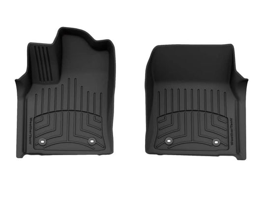 WeatherTech FloorLiner HP, Front, Black, Double/CrewMax Cab - 2022-2026 Toyota Tundra/Tundra Hybrid