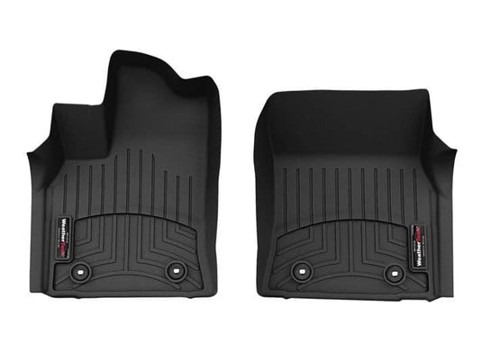 WeatherTech FloorLiner, Front, Black, Double/CrewMax Cab - 2022-2026 Toyota Tundra/Tundra Hybrid