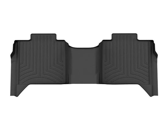 WeatherTech FloorLiner, Rear, Black, CrewMax Cab - 2022-2026 Toyota Tundra/Tundra Hybrid