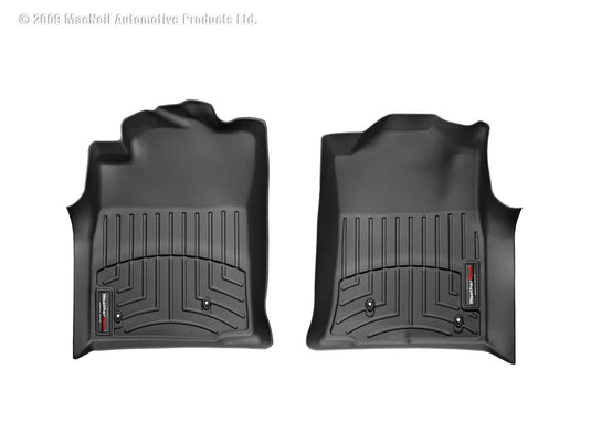 WeatherTech FloorLiner, Front, Black, Regular/Extended/Double Cab, Automatic Transmission - 2008-2011 Toyota Tacoma