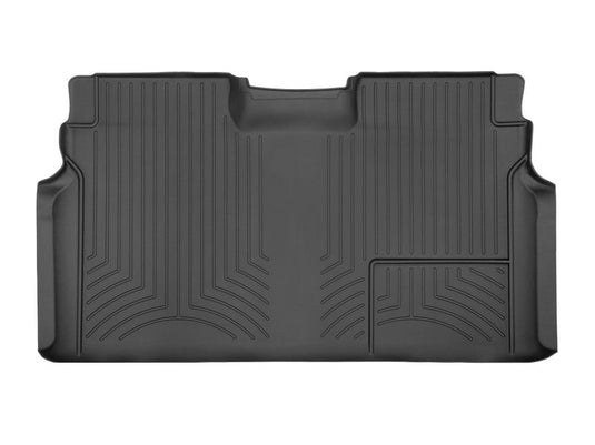 WeatherTech FloorLiner HP, Rear, Black, Crew Cab - 2009-2014 Ford F-150