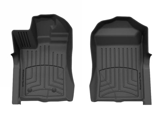 WeatherTech FloorLiner HP, Front, Black, Crew Cab - 2024-2026 Ford Ranger