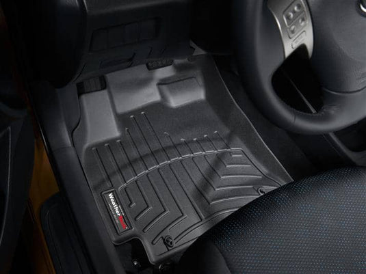 WeatherTech FloorLiner, Front, Black, Automatic Transmission - 2009-2013 Pontiac Vibe, Toyota Corolla/Matrix