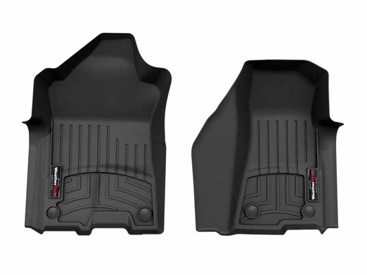 WeatherTech FloorLiner, Front, Black, Vinyl Floor, Crew Cab - 2025-2026 Ram 3500/4500/5500