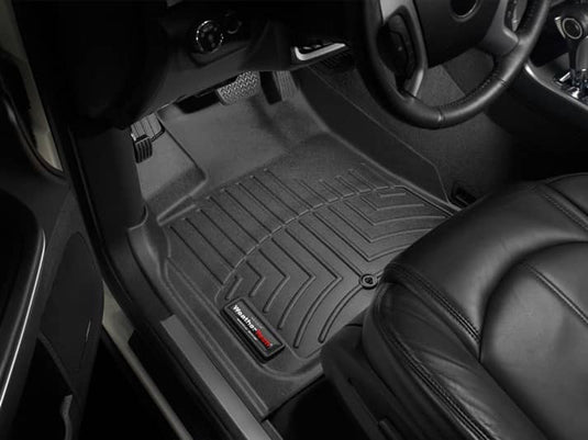 WeatherTech FloorLiner, Front, Black - 2008-2017 Buick Enclave, Chevrolet Traverse, GMC Acadia/Acadia Limited, Saturn Outlook