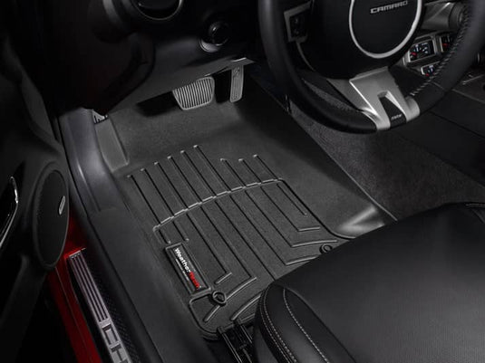 WeatherTech FloorLiner, Front, Black, Coupe - 2010-2015 Chevrolet Camaro