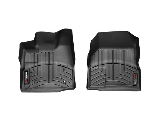 WeatherTech FloorLiner, Front, Black, With Dual Floor Hooks - 2010-2011 Chevrolet Equinox, GMC Terrain