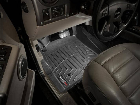 WeatherTech FloorLiner, Front, Black - 2003-2004 Hummer H2