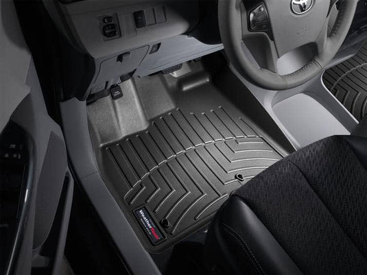 WeatherTech FloorLiner, Front, Black - 2011-2012 Toyota Sienna