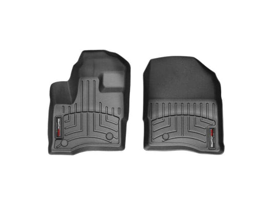 WeatherTech FloorLiner, Front, Black, With Dual Floor Posts - 2009-2019 Ford Taurus, Lincoln MKS