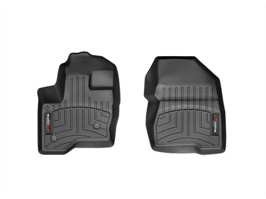 WeatherTech FloorLiner, Front, Black, With Dual Floor Posts - 2009-2019 Ford Flex, Lincoln MKT