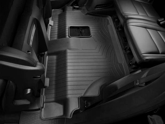 WeatherTech FloorLiner, 3rd Row, Black, With Second Row Bench - 2011-2026 Dodge Durango