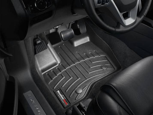 WeatherTech FloorLiner, Front, Black - 2011-2014 Ford Explorer