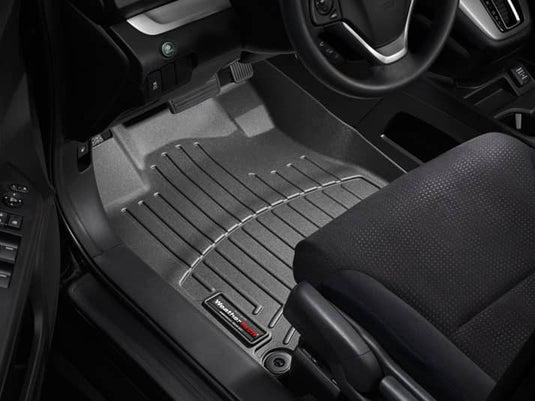 WeatherTech FloorLiner, Front, Black, With Subwoofer Under Passenger Seat - 2012-2016 Honda CR-V