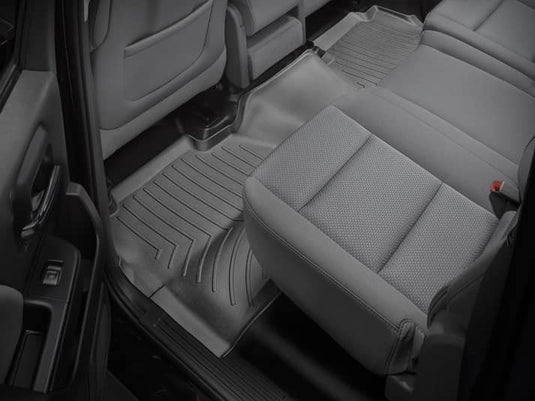 WeatherTech FloorLiner, Rear, Black, Crew Cab - 2014-2019 Chevrolet Silverado 1500/Silverado 2500 HD/Silverado 3500 HD & more