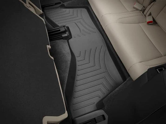 WeatherTech FloorLiner, 3rd Row, Black, With Second Row Bench - 2014-2020 Acura MDX