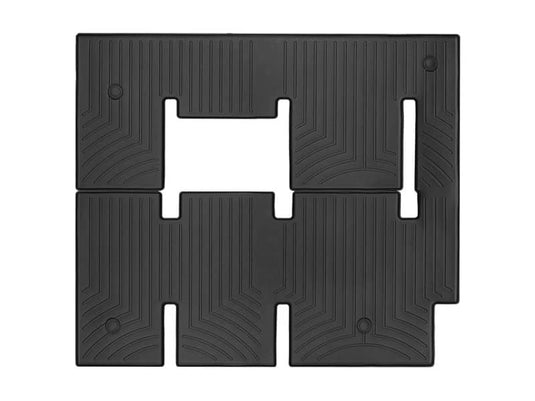 WeatherTech FloorLiner, 2nd & 3rd Row, Black, With Carpet Floor - 2015-2025 Ford Transit-150/Transit-250/Transit-350