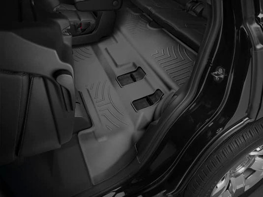 WeatherTech FloorLiner, 3rd Row, Black, With Second Row Buckets - 2015-2020 Cadillac Escalade, Chevrolet Tahoe, GMC Yukon
