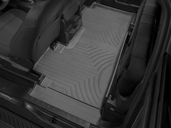Ford F150 WeatherTech Black Second Row Floor Mat for 2015 to 2024