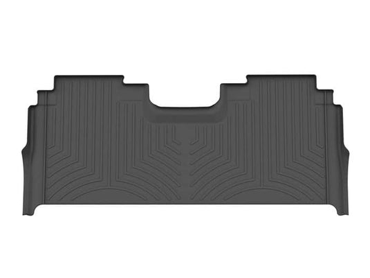 WeatherTech FloorLiner, Rear, Black, Crew Cab, With Front Buckets and Fold-flat Storage - 2021-2026 Ford F-150/F-150 Lightning