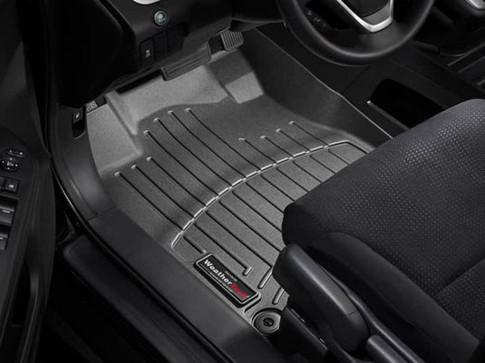 WeatherTech FloorLiner, Front, Black, Without Subwoofer Under Passenger Front Seat - 2012-2016 Honda CR-V