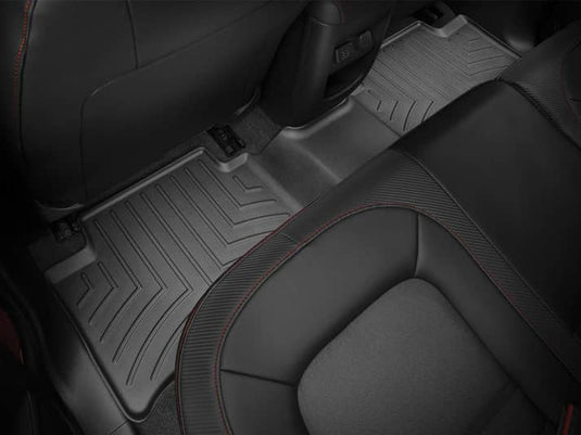 WeatherTech FloorLiner, Rear, Black, Crew Cab - 2015-2022 Chevrolet Colorado, GMC Canyon