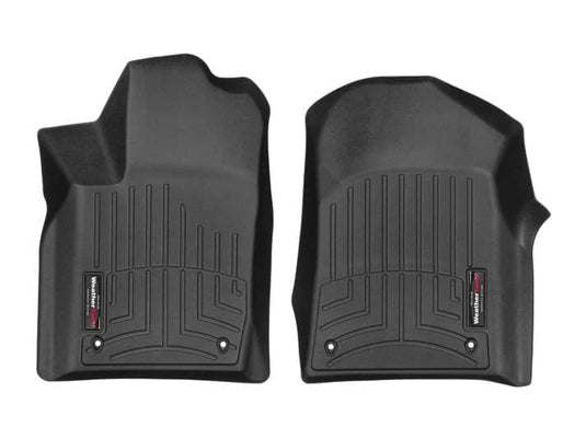 WeatherTech FloorLiner, Front, Black - 2015 Dodge Durango, Jeep Grand Cherokee