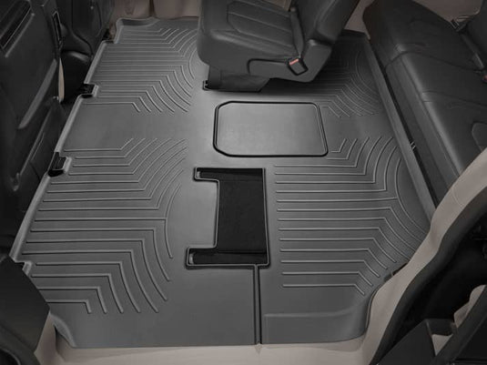 WeatherTech FloorLiner, 2nd & 3rd Row, Black, Excluding Pinnacle - 2017-2027 Chrysler Pacifica