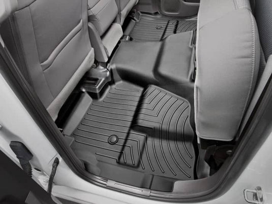 WeatherTech FloorLiner, Rear, Black, Vinyl Floor, Extended Cab - 2014-2019 Chevrolet Silverado 1500/Silverado 1500 LD/Silverado 2500 HD/Silverado 3500 HD & more