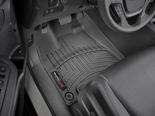 WeatherTech FloorLiner, Front, Black - 2017-2026 Honda Ridgeline