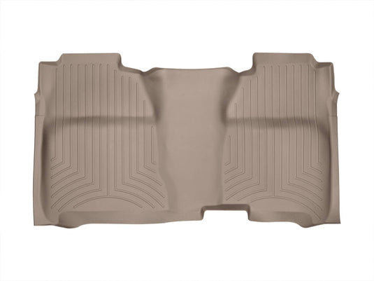 WeatherTech FloorLiner, Rear, Tan, Crew Cab, Extends Under Rear Seat for Full Coverage - 2014-2019 Chevrolet Silverado 1500/Silverado 2500 HD & more