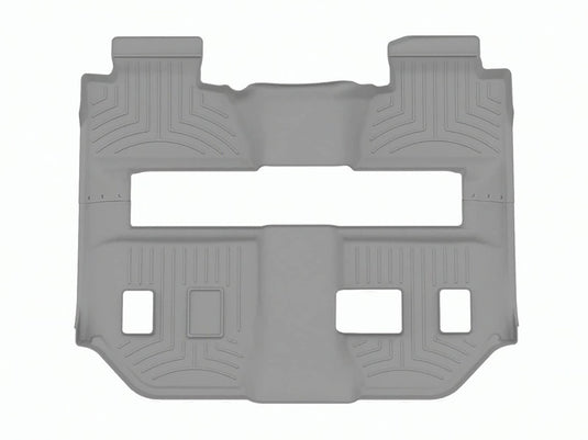 WeatherTech FloorLiner HP, 2nd & 3rd Row, Grey, With Second Row Bench - 2015-2020 Chevrolet Suburban, GMC Yukon XL