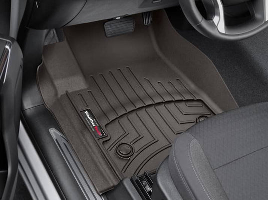 WeatherTech FloorLiner, Front, Cocoa, Extended/Crew Cab - 2019-2026 Chevrolet Silverado 1500/Silverado 2500 HD/Silverado 3500 HD & more
