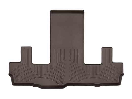 WeatherTech FloorLiner, 3rd Row, Cocoa, With Second Row Buckets - 2021-2026 Cadillac Escalade ESV, Chevrolet Suburban, GMC Yukon XL