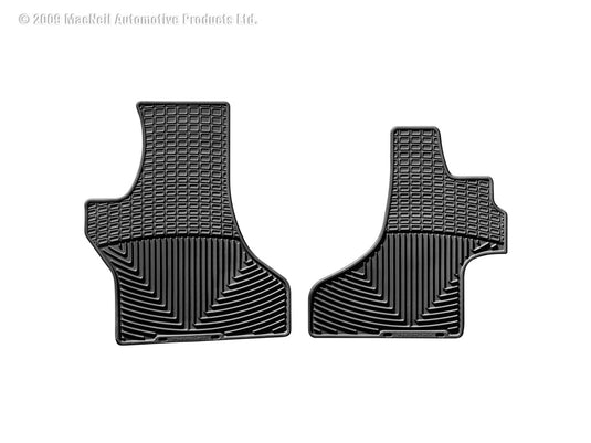 WeatherTech All-Weather Floor Mats, Front, Black, With Carpet Floor - 1997-2026 Ford E-150/E-150 Club Wagon/E-150 Econoline/E-150 Econoline Club Wagon & more