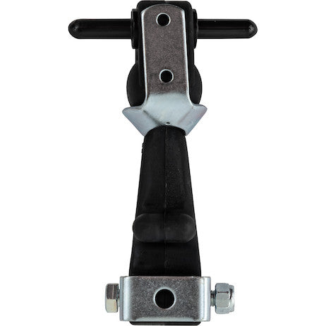 6 Inch Heavy-Duty Rubber Hood Catch - Includes Brackets and Pin-With Bumper