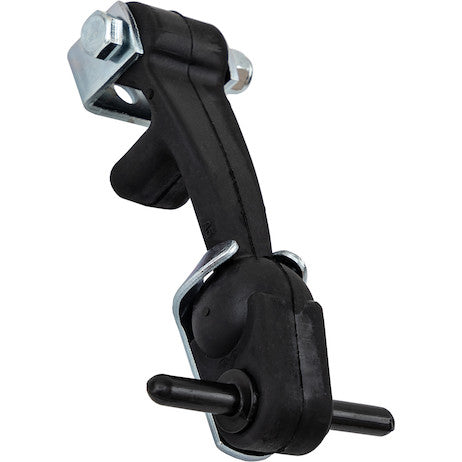 Load image into Gallery viewer, 6 Inch Heavy-Duty Rubber Hood Catch - Includes Brackets and Pin-With Bumper
