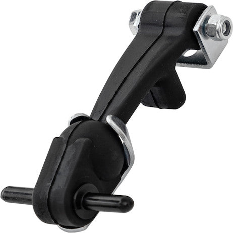 Load image into Gallery viewer, 6 Inch Heavy-Duty Rubber Hood Catch - Includes Brackets and Pin-With Bumper

