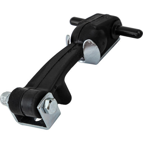 Load image into Gallery viewer, 6 Inch Heavy-Duty Rubber Hood Catch - Includes Brackets and Pin-With Bumper
